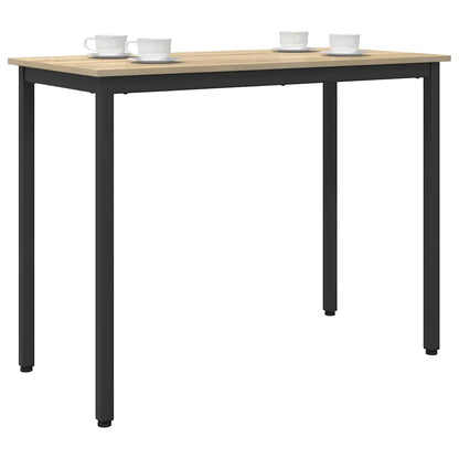 Table Sonoma Oak 100 x 50 x 76.5 cm Engineered Wood and Steel