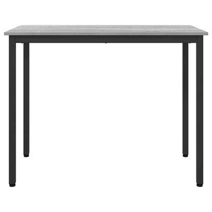 Table Grey Sonoma 100 x 50 x 76.5 cm Engineered Wood and Steel
