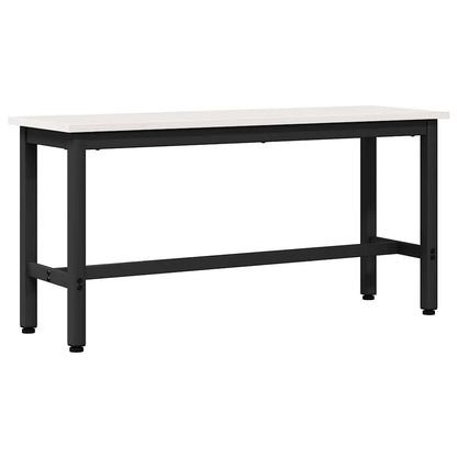 Dining Bench White 100 x 32.5 x 49 cm Solid pine wood