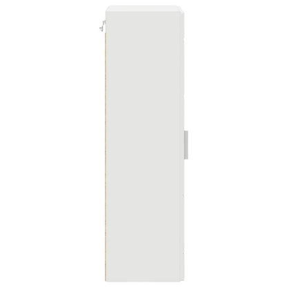 Wooden Cabinet White 50 x 29 x 100 cm Engineered Wood