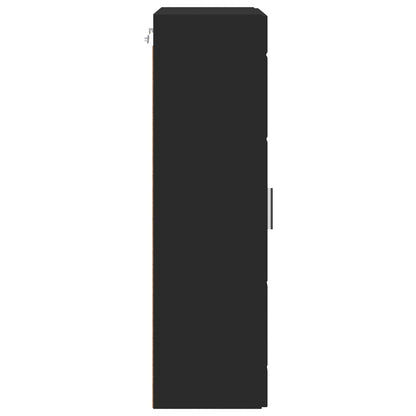 Wooden Cabinet Black 50 x 29 x 100 cm Engineered Wood