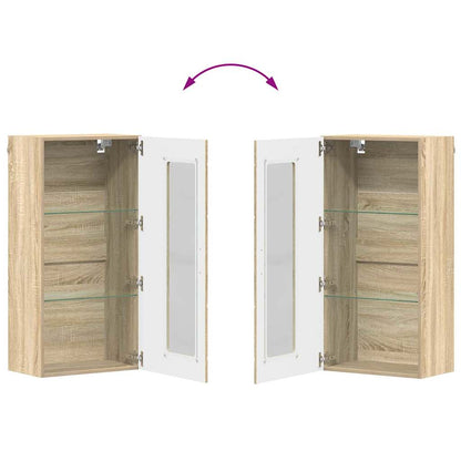 Wooden Cabinet Sonoma Oak 50 x 29 x 100 cm Engineered Wood