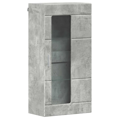 Wooden Cabinet Concrete Grey 50 x 29 x 100 cm Engineered Wood