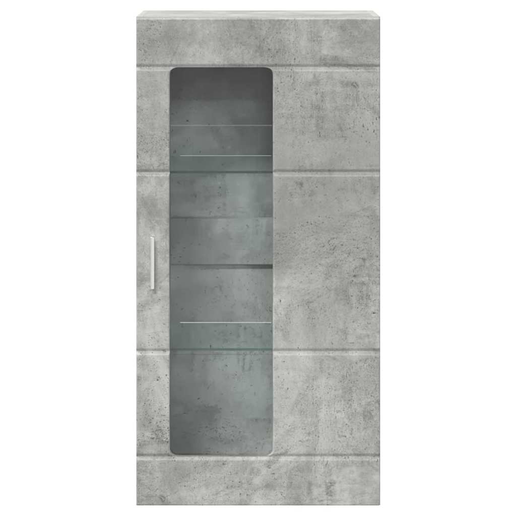 Wooden Cabinet Concrete Grey 50 x 29 x 100 cm Engineered Wood