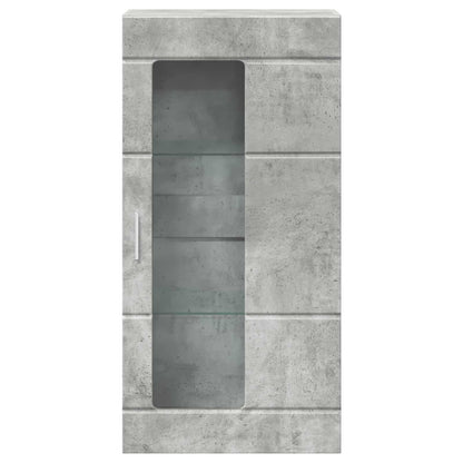 Wooden Cabinet Concrete Grey 50 x 29 x 100 cm Engineered Wood