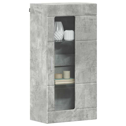 Wooden Cabinet Concrete Grey 50 x 29 x 100 cm Engineered Wood
