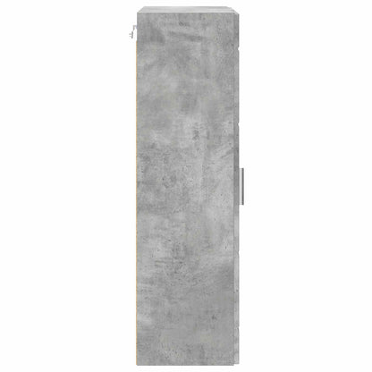 Wooden Cabinet Concrete Grey 50 x 29 x 100 cm Engineered Wood