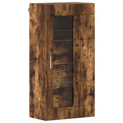 Wooden Cabinet Smoked Oak 50 x 29 x 100 cm Engineered Wood