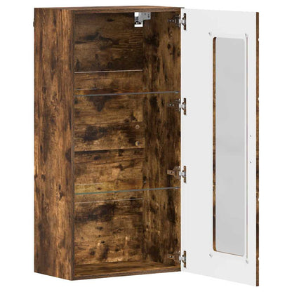 Wooden Cabinet Smoked Oak 50 x 29 x 100 cm Engineered Wood
