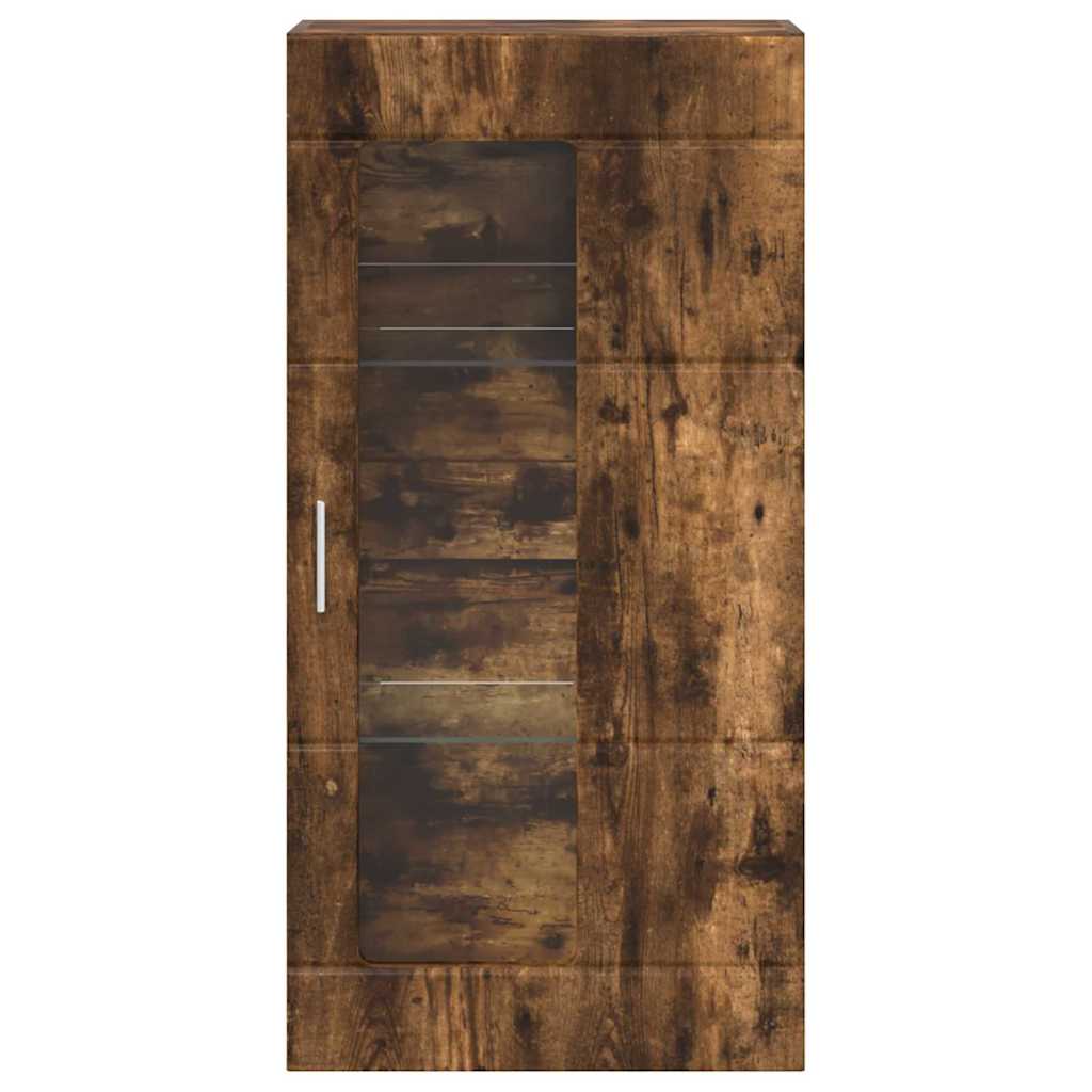 Wooden Cabinet Smoked Oak 50 x 29 x 100 cm Engineered Wood