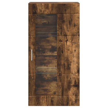 Wooden Cabinet Smoked Oak 50 x 29 x 100 cm Engineered Wood