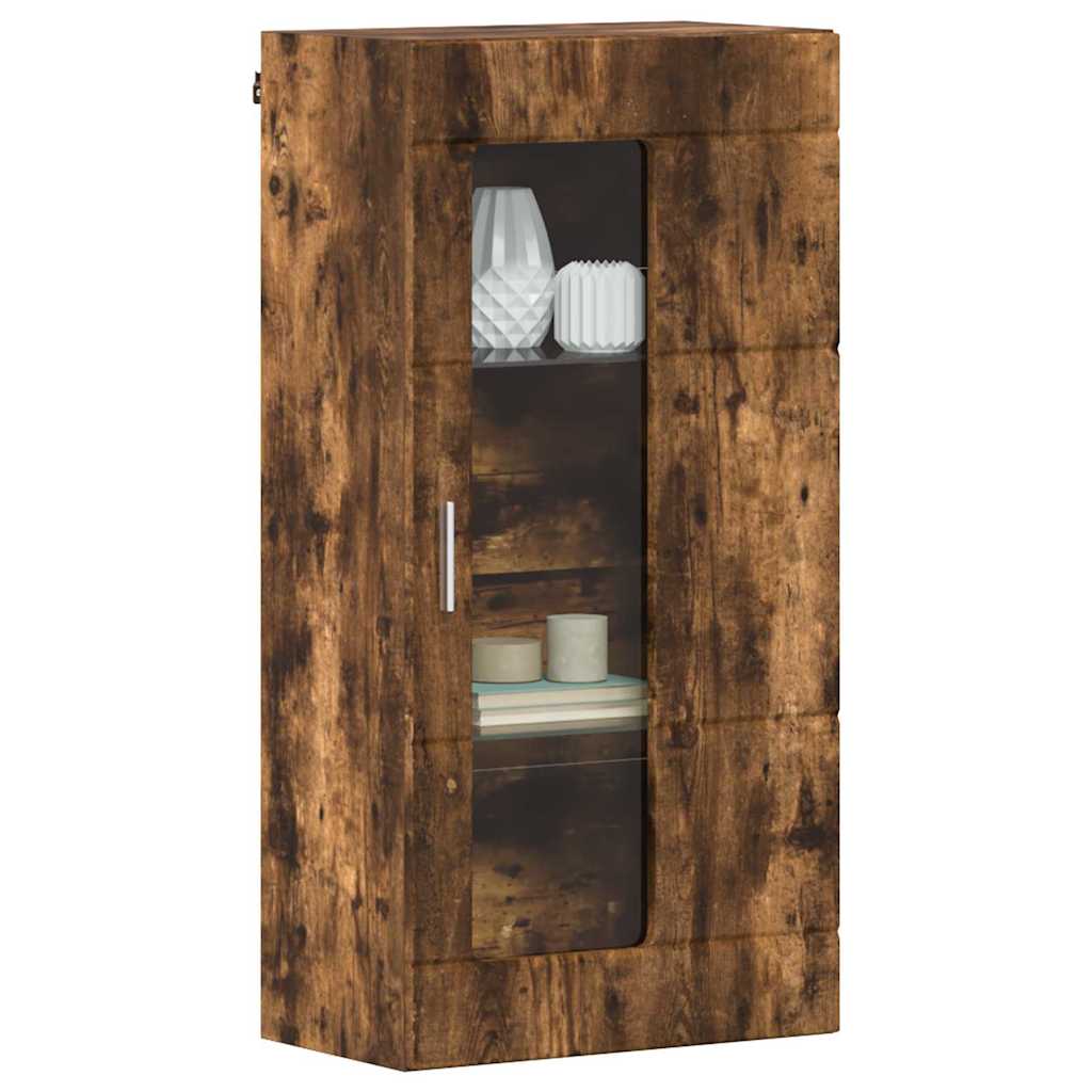 Wooden Cabinet Smoked Oak 50 x 29 x 100 cm Engineered Wood