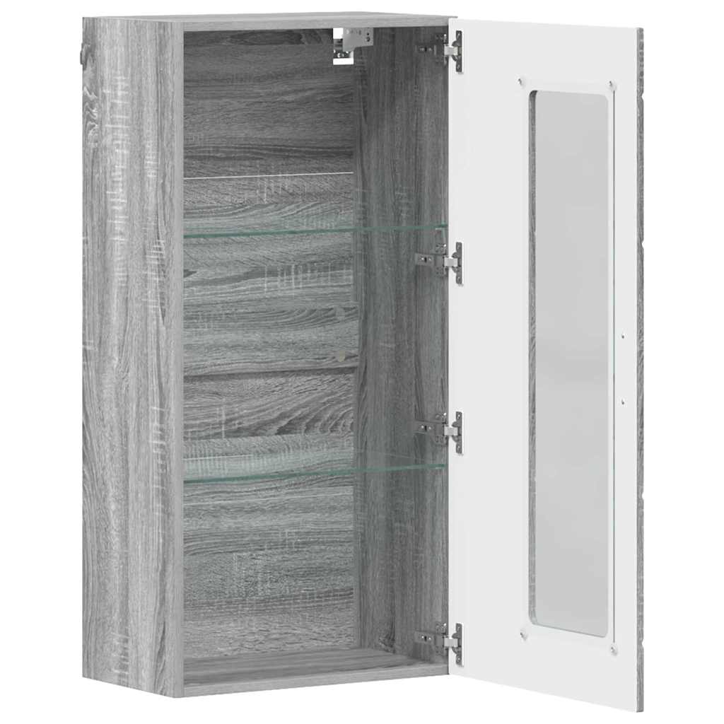 Wooden Cabinet Grey Sonoma 50 x 29 x 100 cm Engineered Wood
