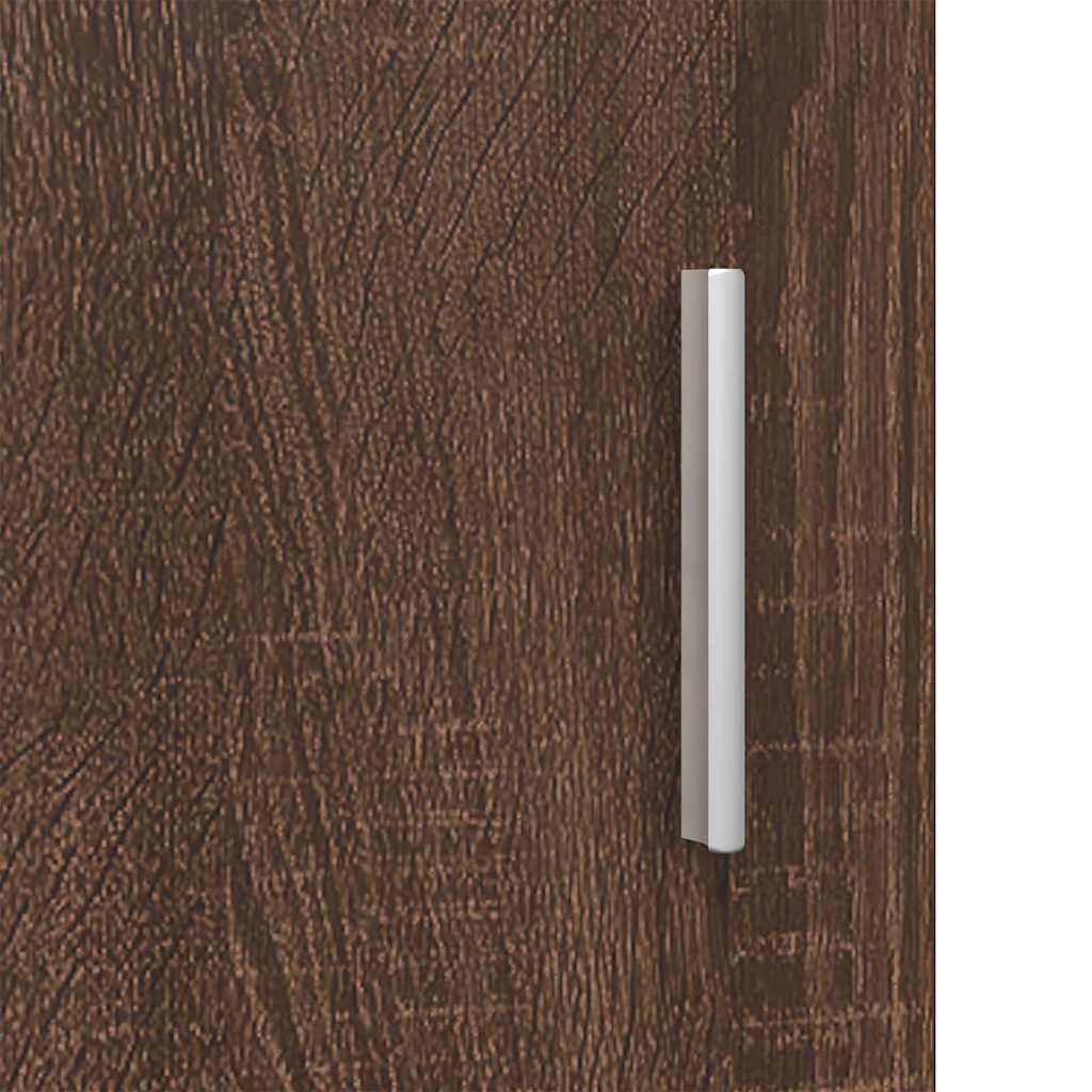 Wooden Cabinet Brown Oak 50 x 29 x 100 cm Engineered Wood