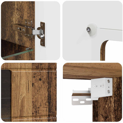 Wooden Cabinet Old Wood 50 x 29 x 100 cm Engineered Wood