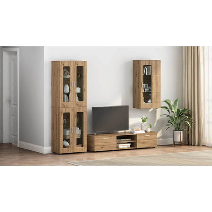 Wooden Cabinet Artisan Oak 50 x 29 x 100 cm Engineered Wood