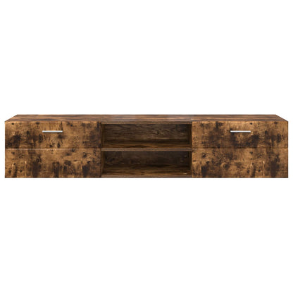 Wooden Cabinet Smoked Oak 150 x 39 x 30 cm Engineered Wood