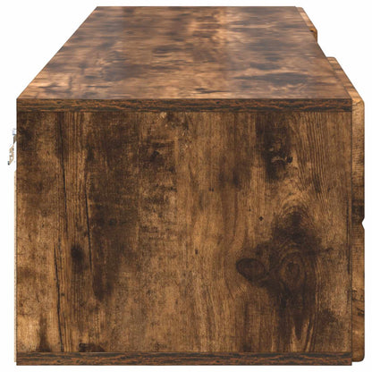 Wooden Cabinet Smoked Oak 150 x 39 x 30 cm Engineered Wood