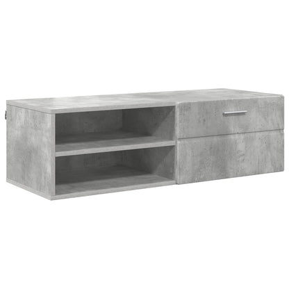 Wooden Cabinet with Drawer High Gloss White 100.5 x 39 x 30 cm