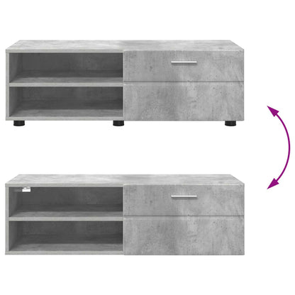 Wooden Cabinet with Drawer High Gloss White 100.5 x 39 x 30 cm