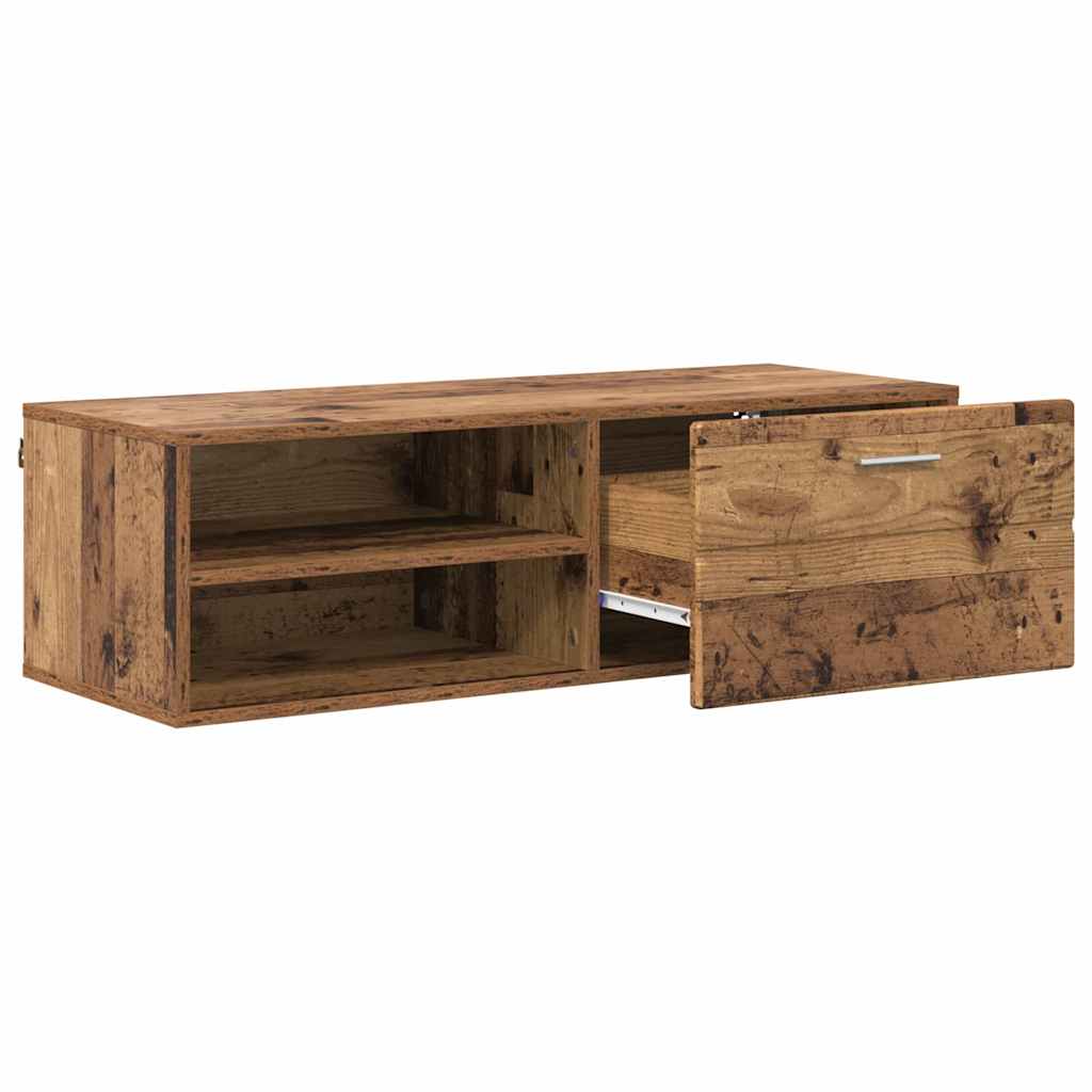 Wooden Cabinet Old Wood 100.5 x 39 x 30 cm Engineered Wood