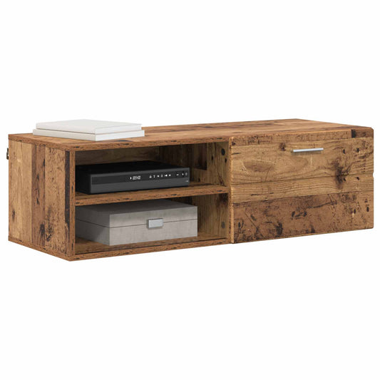 Wooden Cabinet Old Wood 100.5 x 39 x 30 cm Engineered Wood
