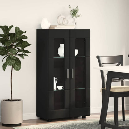 Sideboard FLORIN Black 55.5 x 29 x 100 cm Engineered Wood