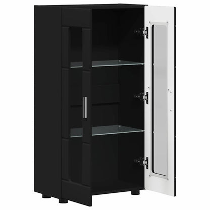 Sideboard FLORIN Black 55.5 x 29 x 100 cm Engineered Wood