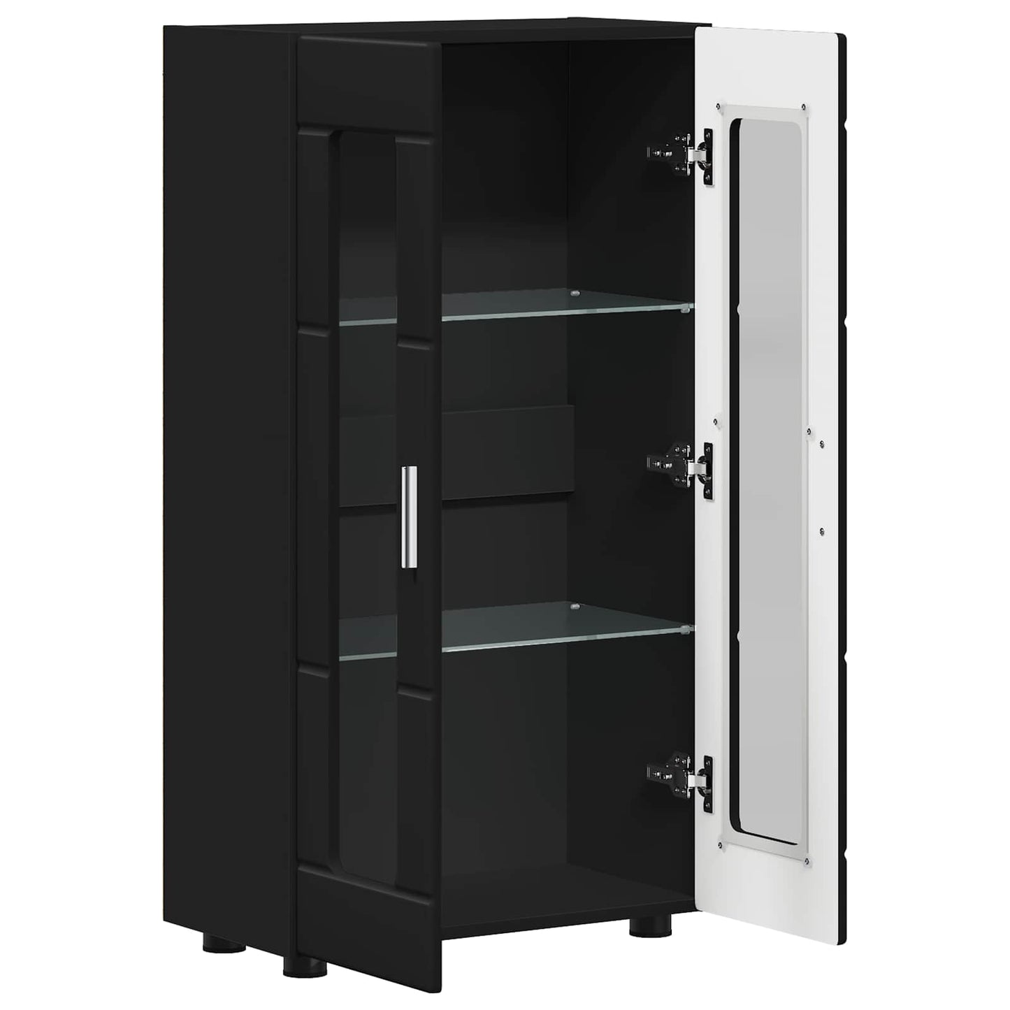 Sideboard FLORIN Black 55.5 x 29 x 100 cm Engineered Wood