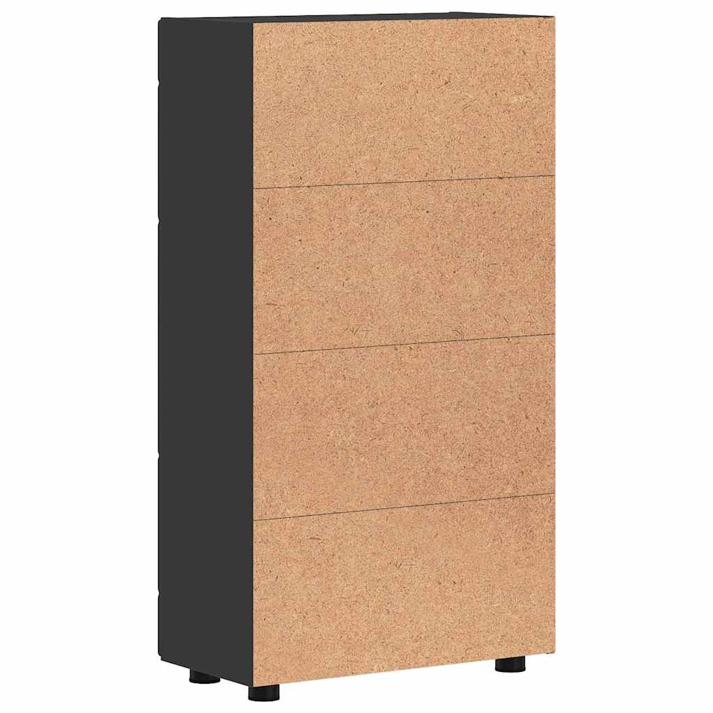 Sideboard FLORIN Black 55.5 x 29 x 100 cm Engineered Wood