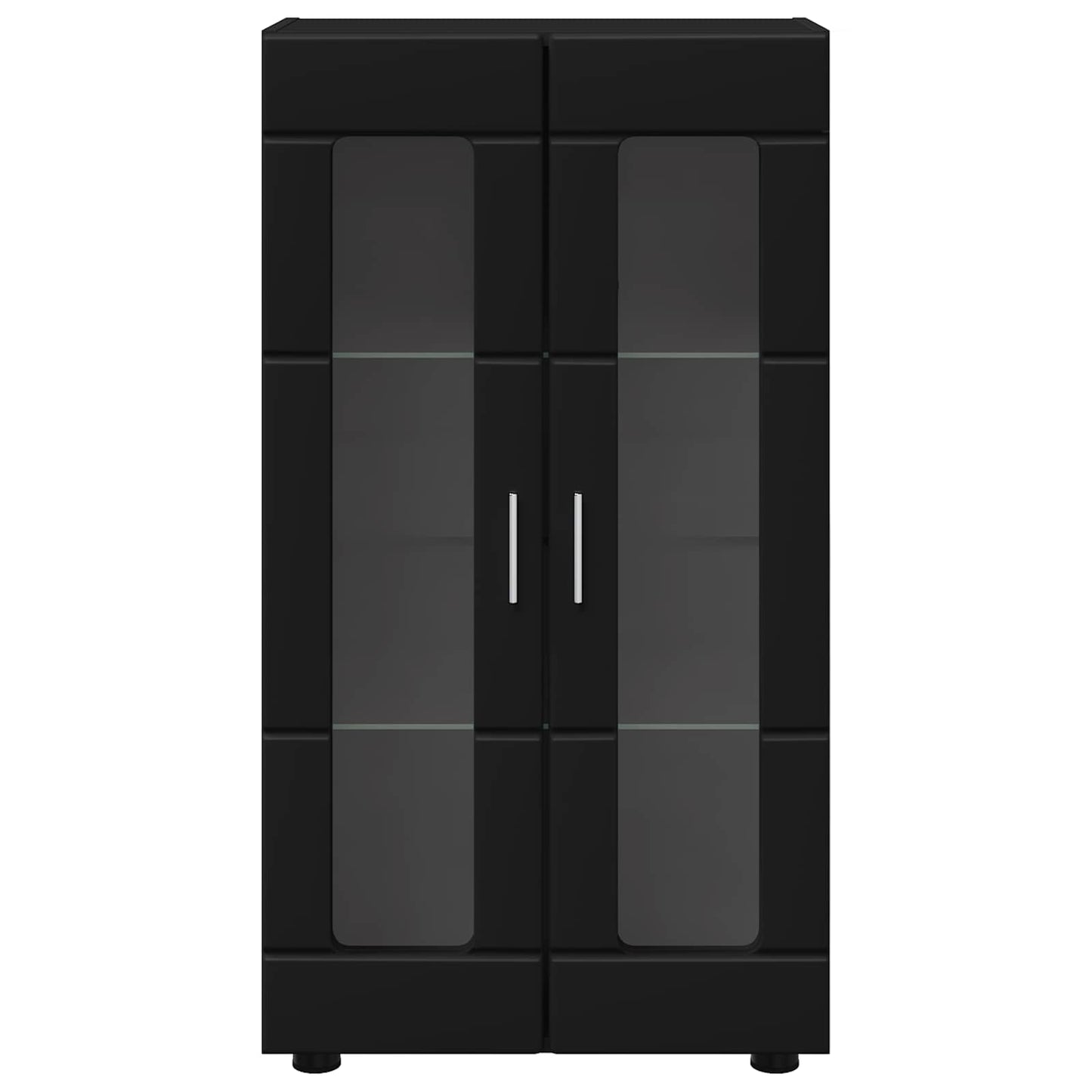 Sideboard FLORIN 55.5 x 29 x 100 cm Black Engineered Wood