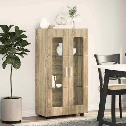 Sideboard FLORIN Sonoma Oak 55.5 x 29 x 100 cm Engineered Wood