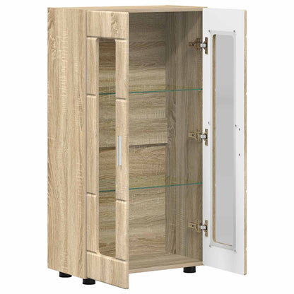 Sideboard FLORIN Sonoma Oak 55.5 x 29 x 100 cm Engineered Wood