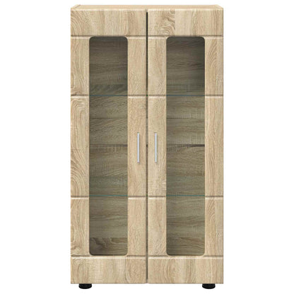 Sideboard FLORIN Sonoma Oak 55.5 x 29 x 100 cm Engineered Wood
