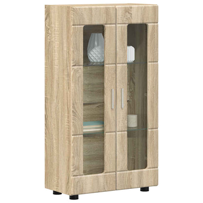 Sideboard FLORIN Sonoma Oak 55.5 x 29 x 100 cm Engineered Wood