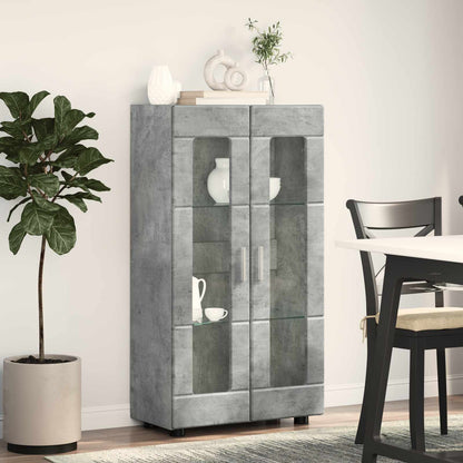 Sideboard FLORIN 55.5 x 29 x 100 cm Concrete Grey