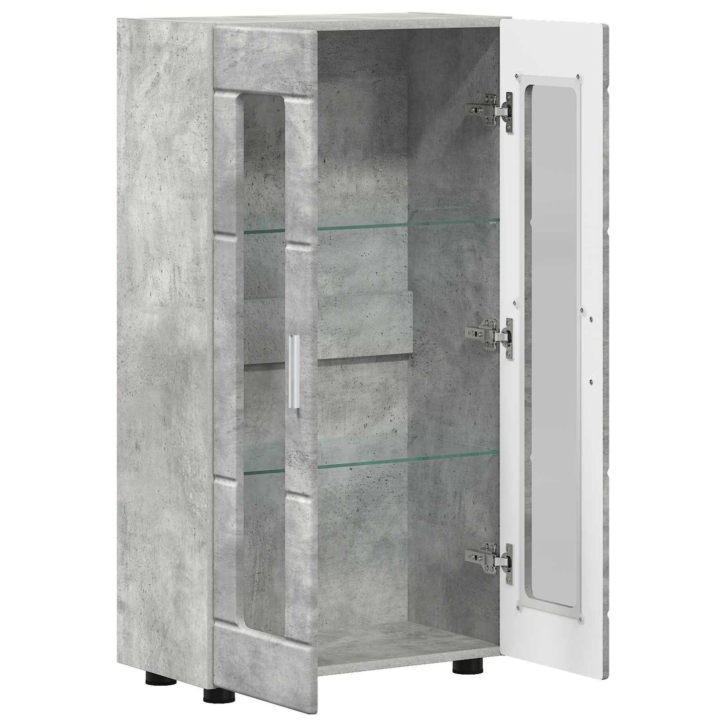 Sideboard FLORIN 55.5 x 29 x 100 cm Concrete Grey