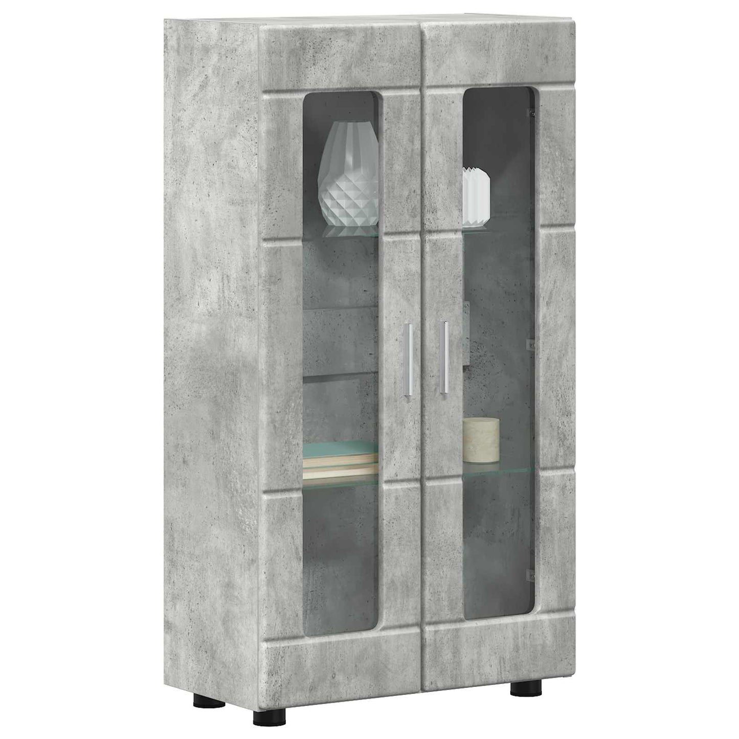 Sideboard FLORIN 55.5 x 29 x 100 cm Concrete Grey