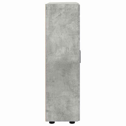 Sideboard with Shelf FLORIN Concrete Grey 55.5 x 29 x 100 cm