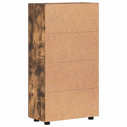 Sideboard FLORIN Smoked Oak 55.5 x 29 x 100 cm Engineered Wood