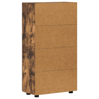 Sideboard FLORIN Smoked Oak 55.5 x 29 x 100 cm Engineered Wood