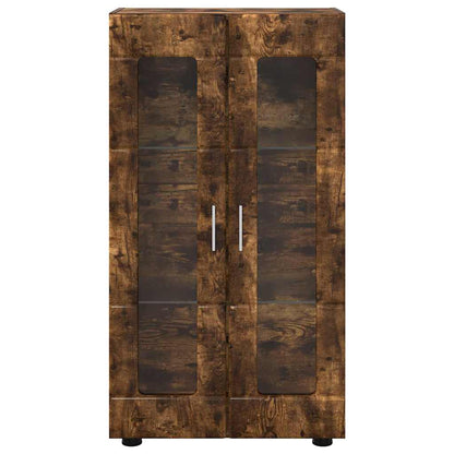 Sideboard FLORIN Smoked Oak 55.5 x 29 x 100 cm Engineered Wood