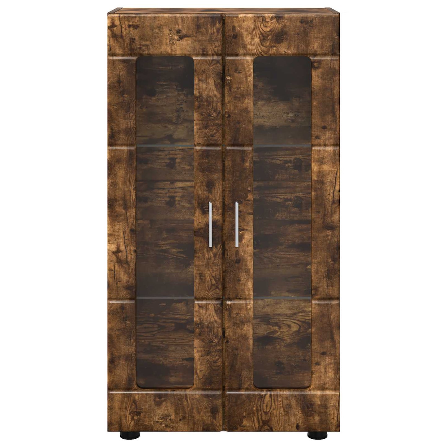Sideboard FLORIN Smoked Oak 55.5 x 29 x 100 cm Engineered Wood