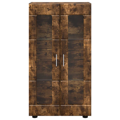 Sideboard FLORIN Smoked Oak 55.5 x 29 x 100 cm Engineered Wood