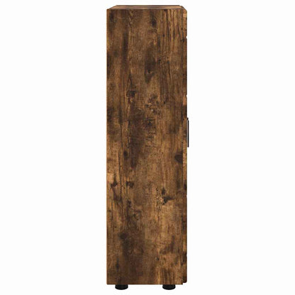 Sideboard FLORIN Smoked Oak 55.5 x 29 x 100 cm Engineered Wood