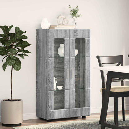Sideboard FLORIN 55.5 x 29 x 100 cm Grey Sonoma Engineered Wood