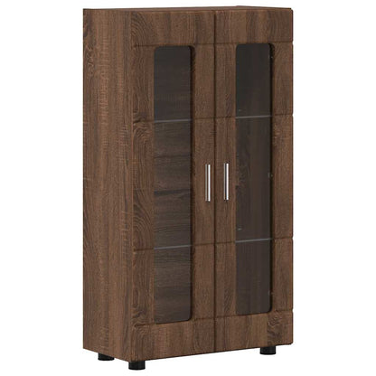 Sideboard FLORIN Brown Oak 55.5 x 29 x 100 cm Engineered Wood