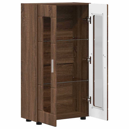 Sideboard FLORIN Brown Oak 55.5 x 29 x 100 cm Engineered Wood