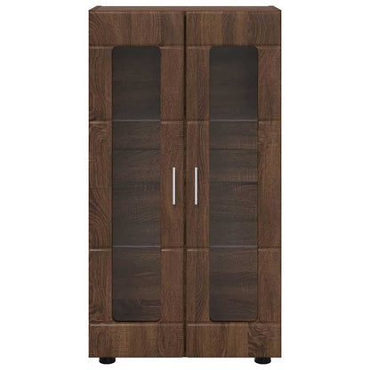 Sideboard FLORIN Brown Oak 55.5 x 29 x 100 cm Engineered Wood