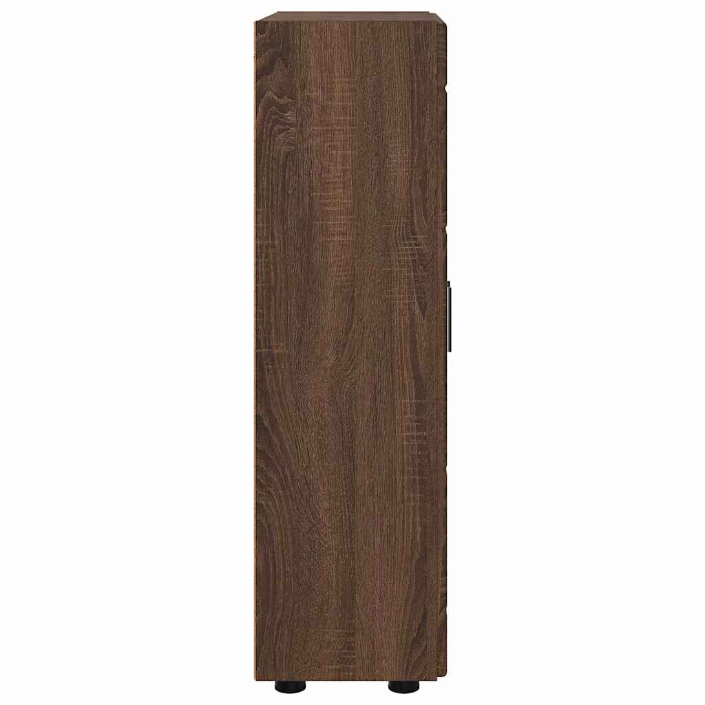 Sideboard FLORIN Brown Oak 55.5 x 29 x 100 cm Engineered Wood